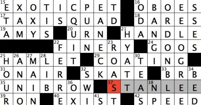 1990s Fitness Craze NYT Crossword